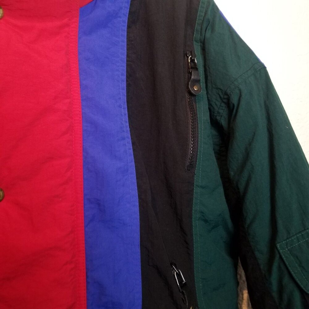 Vintage 90s Boys Snow Jacket Sz L Below Zero  Sz L Skiing Resort Winter - Picture 6 of 12